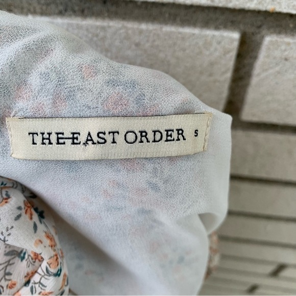 Anthropologie The East Order Cosette Floral Belted Ruffle Mini Dress - Picture 5 of 14